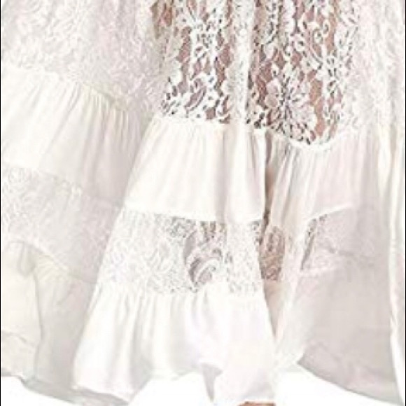 Off Shoulder White Summer Dress - Picture 10 of 13